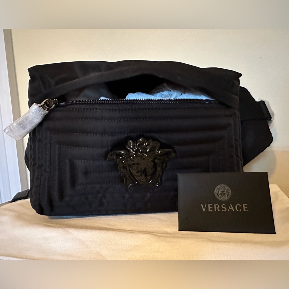 Versace UNISEX Nylon Palazzo Medusa belt/fanny bag NEW (AUTHENTIC)